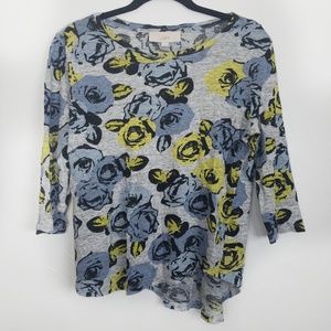 LOFT Linen asymmetric tee